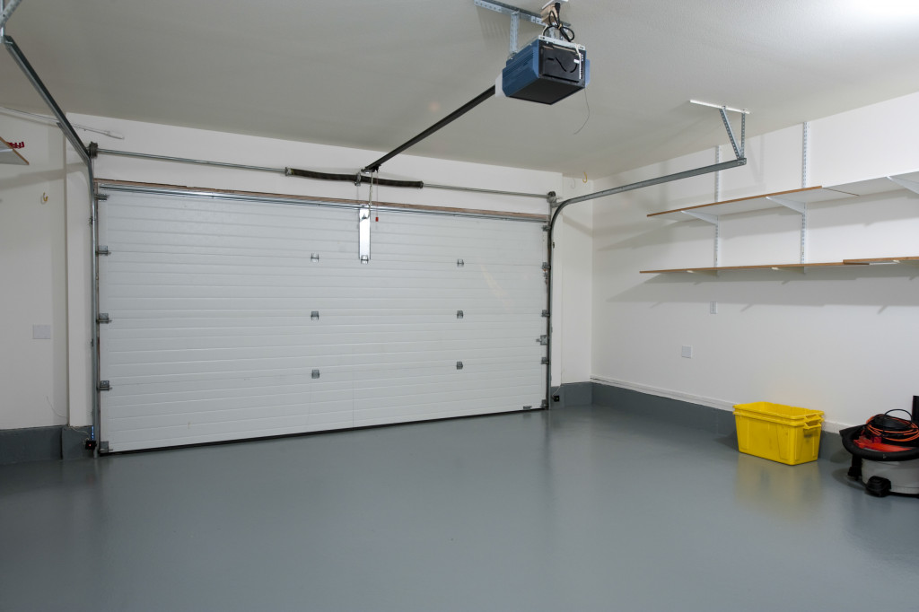 Minimalistic garage interior 