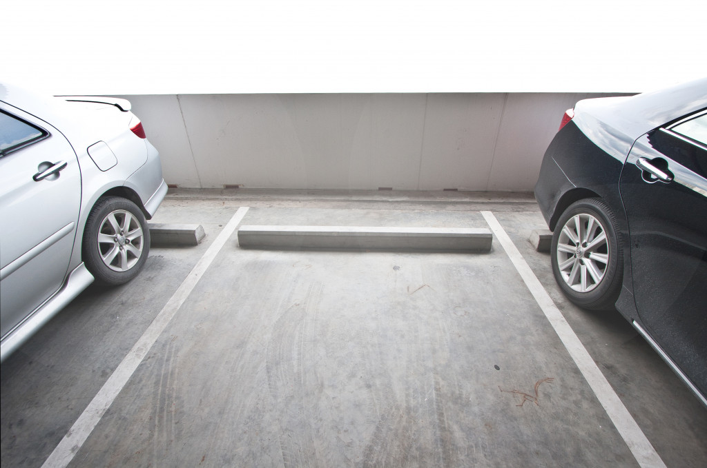 Image of a free space in a parking lot