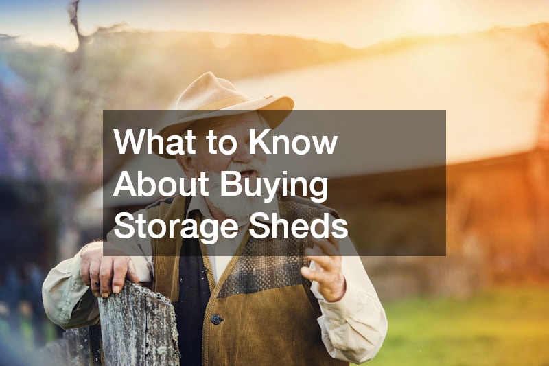 What to Know About Buying Storage Sheds